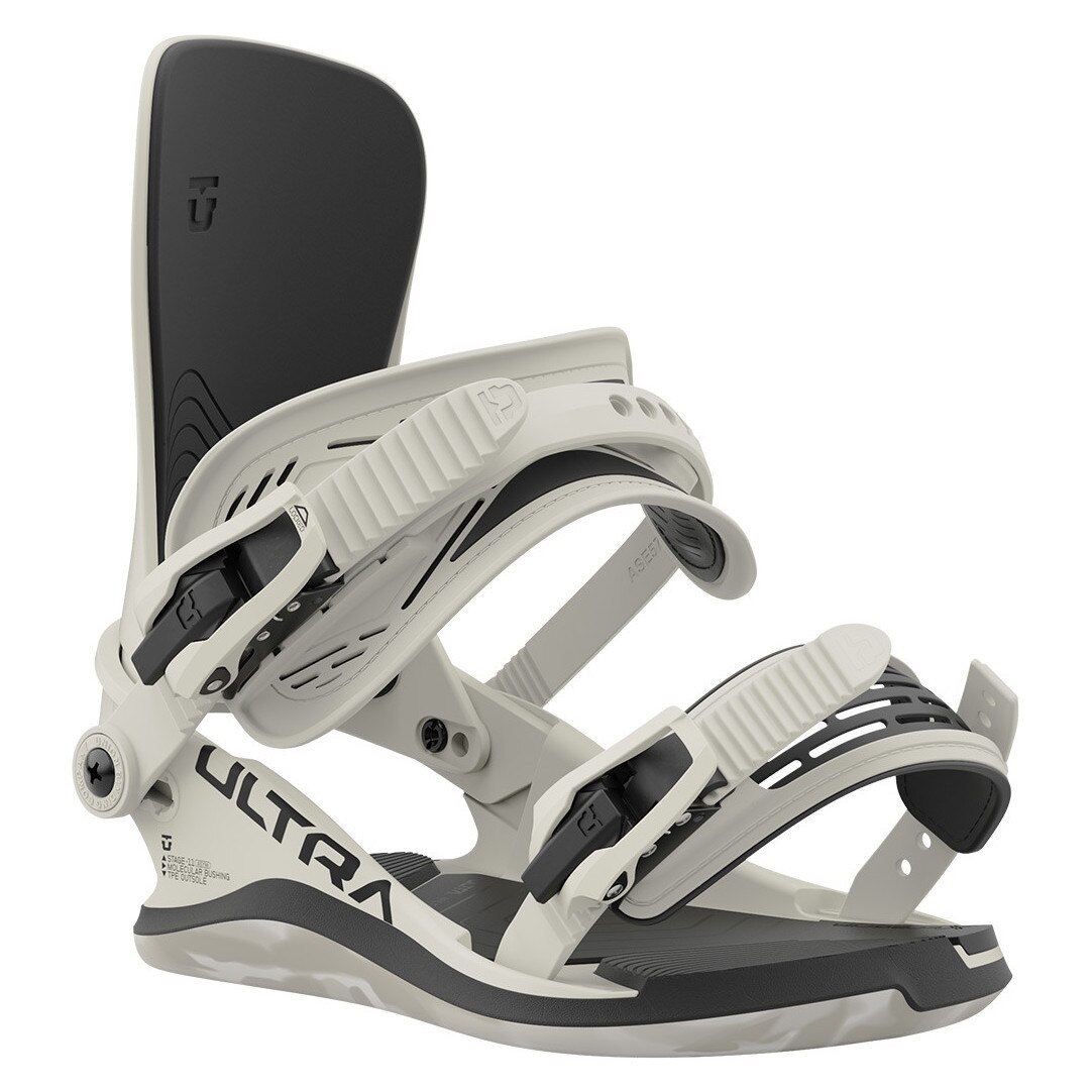Wiazania snowboard Union Ultra, freestyl, carbon forjat, marime M