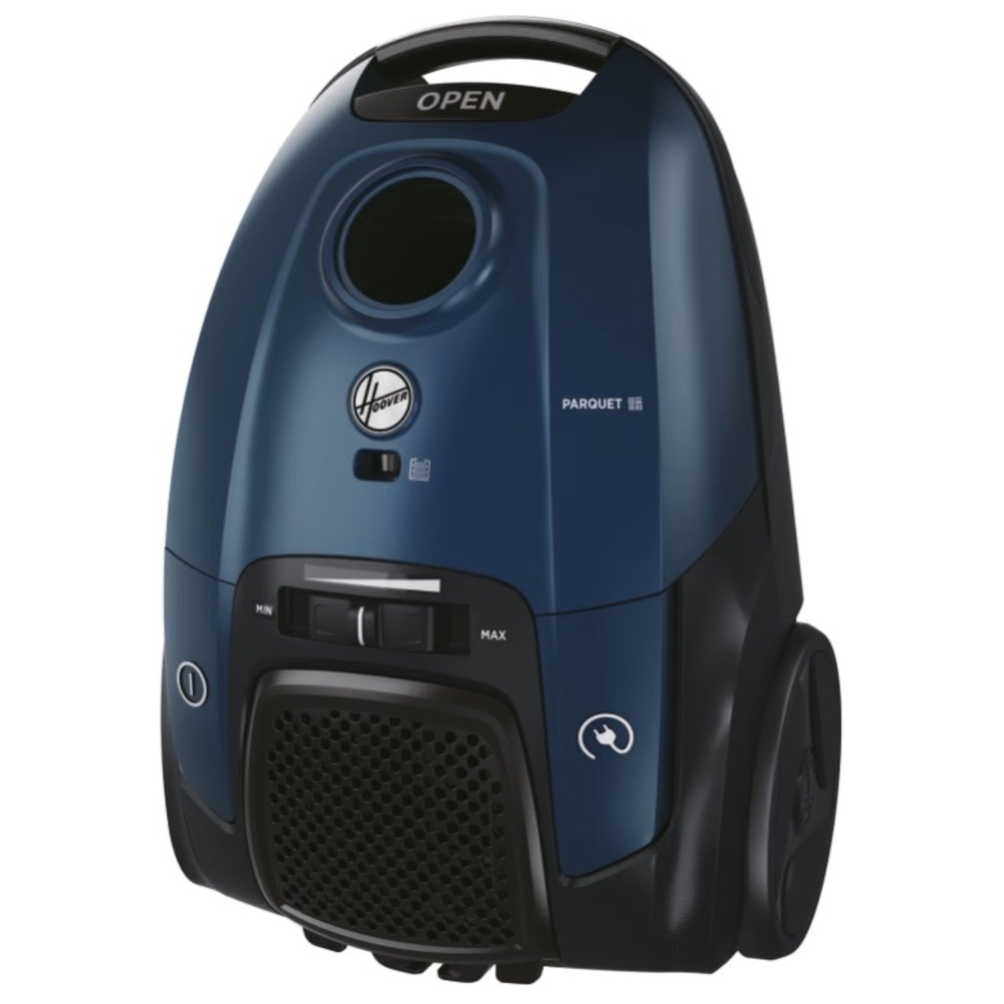 Hoover Telios Extra TX 60 PET 011, 4A , 62 dB, stofzuiger met zak, comfortabele lusgreep, plastic, 3,5 liter, blauw