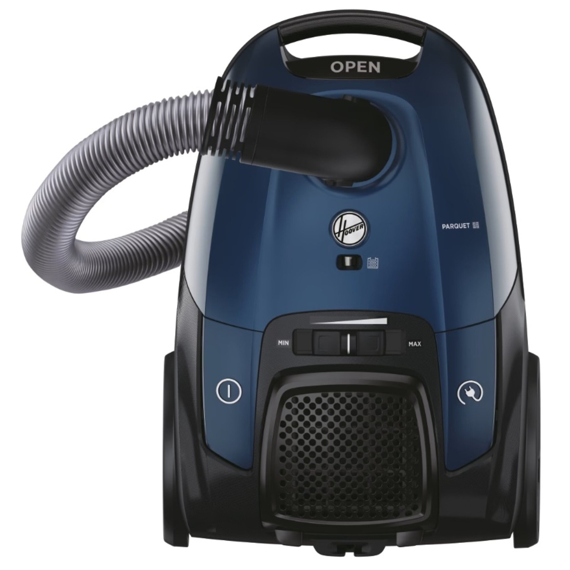 Aspirator cu sac Hoover Telios Extra TXL70HM 011, reglare putere, negru-albastru, 44.3x30x23.7cm