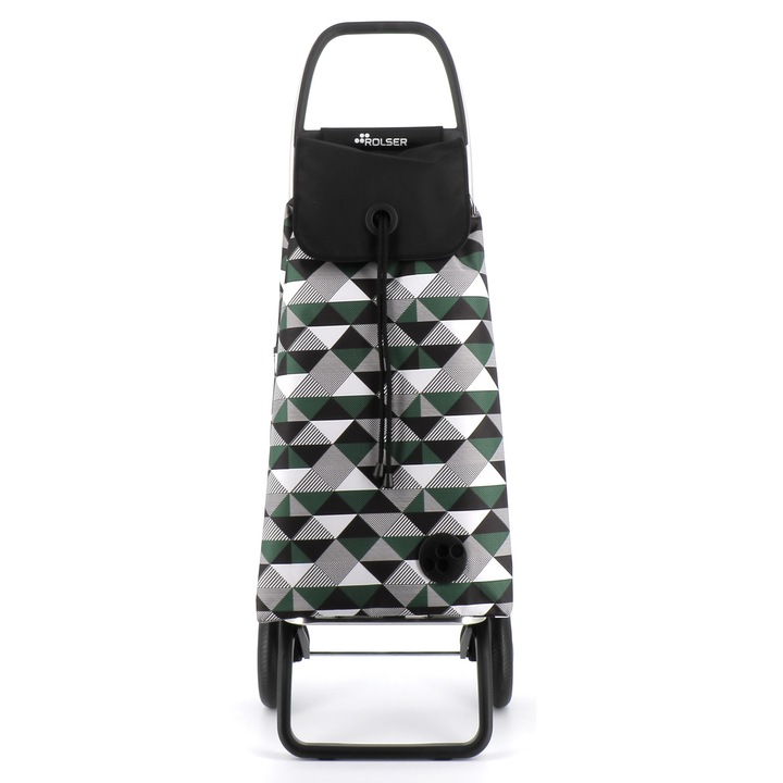 Carucior pentru cumparaturi Rolser I-Max Sahara 2, 43L, 2 roti, khaki, 41x17x104cm