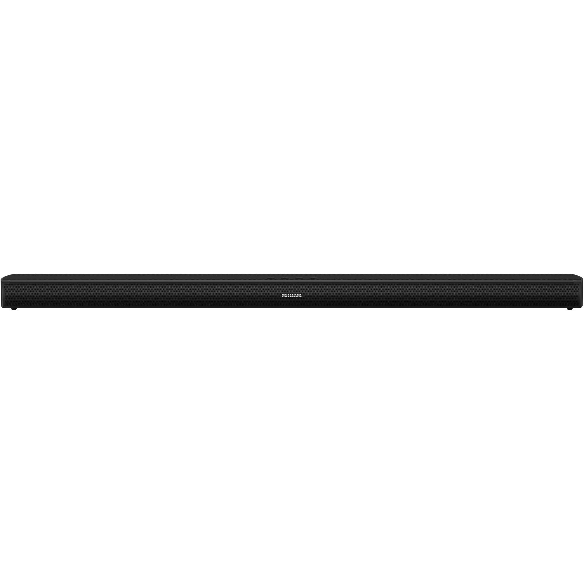 Soundbar Aiwa HE-1200SW, 2.1 canale, Bluetooth, 120W, negru, 900x86x45mm, subwoofer activ 370x105x250mm