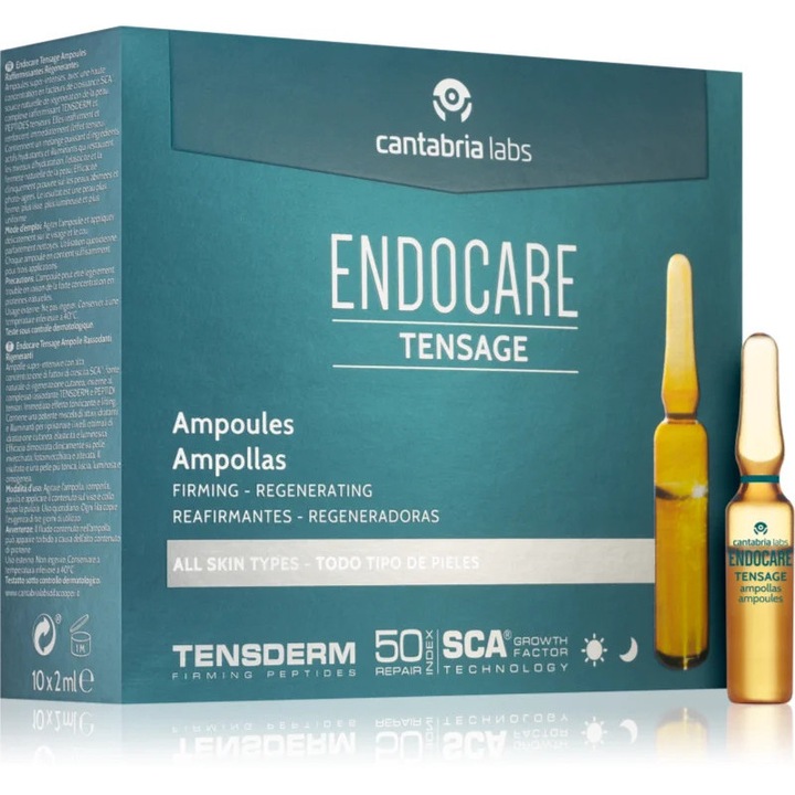 Fiole cu efect de intarire, Endocare Tensage 10x2 ml