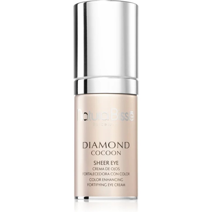 Natura Bisse Diamond Age-Defying Diamond Cocoon szemkörnyékápoló krém, 25 ml, véd a légszennyezés és a kék fény ellen, csökkenti a sötét karikákat és a puffadtságot.