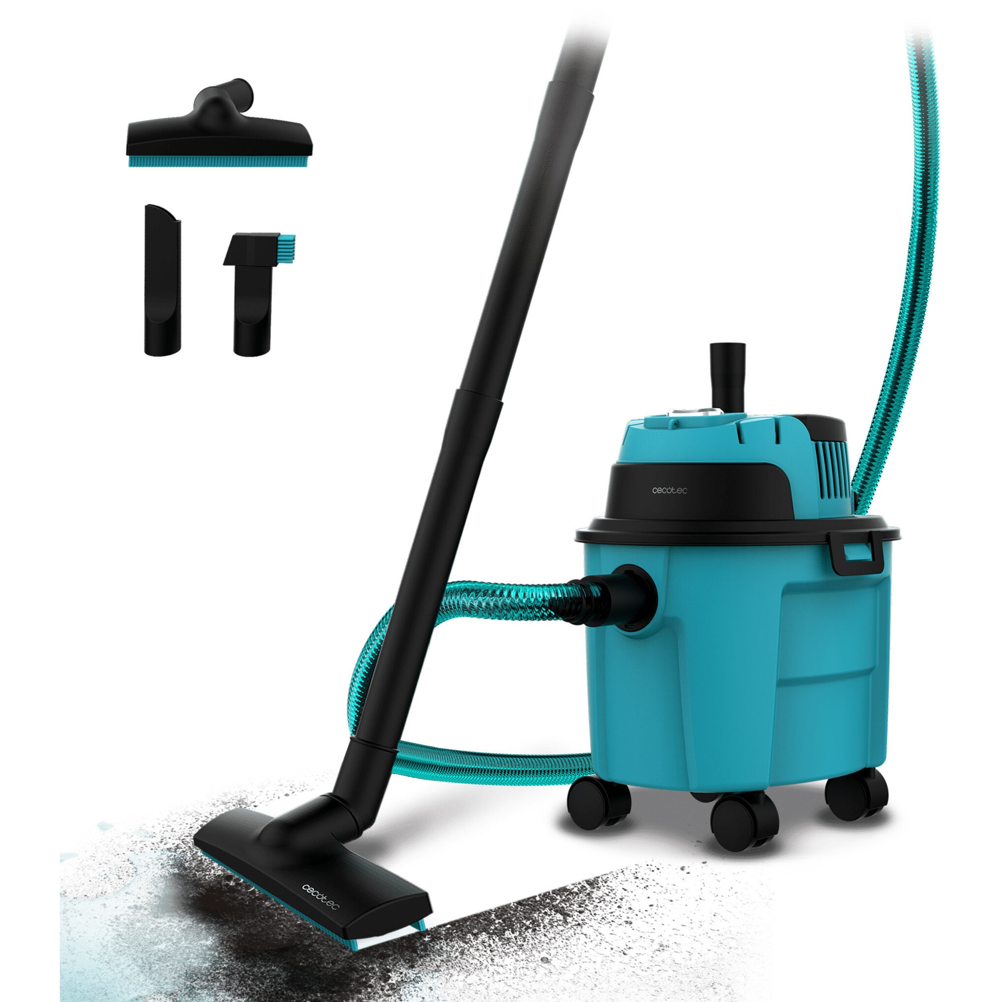 Aspirator workshop Cecotec Conga Rockstar Wet & Dry Compact, 1000W, 10L, functie de suflare, utilizare umeda si uscata