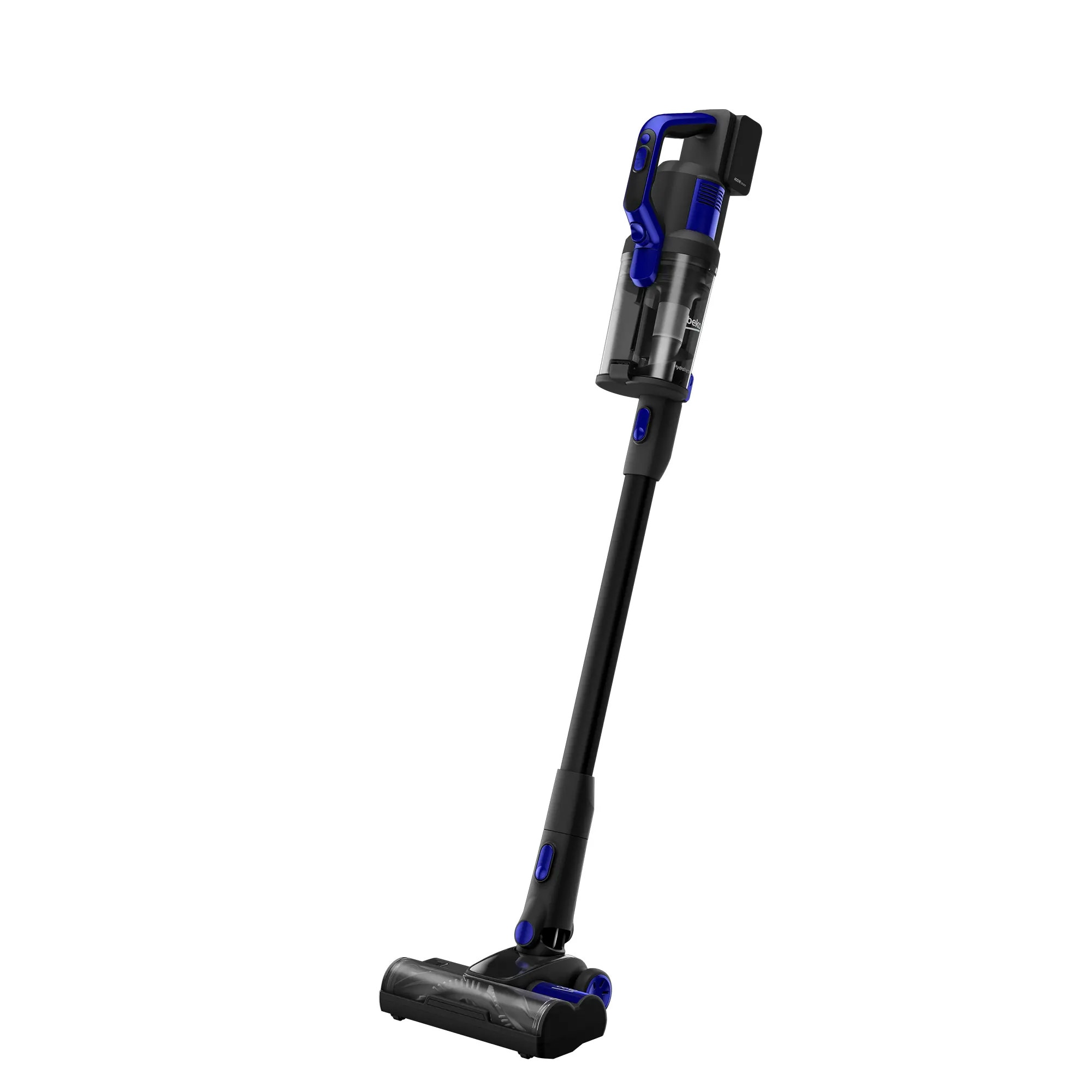 Aspirator Beko VRW90421VD HydroTrio Pro, 3 moduri, negru-albastru, 34.5x16.1x119cm