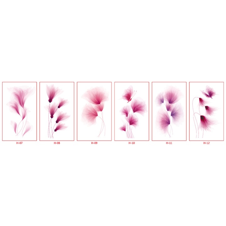 Set 6 foi tatuaje temporare, 3ani+, Roz