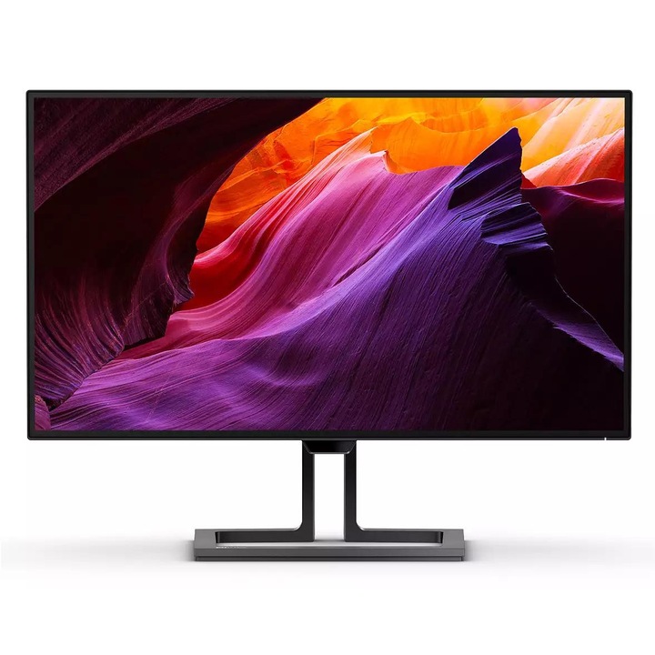 Philips 27"-os 4K IPS monitor, 60Hz, 4ms, fekete, 613x515x204mm