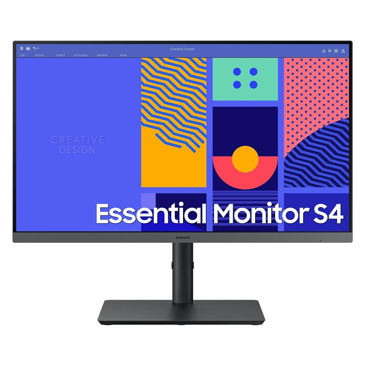 Samsung monitor 27" Full HD, IPS, 100Hz, 4ms, fekete, 612x539x220mm