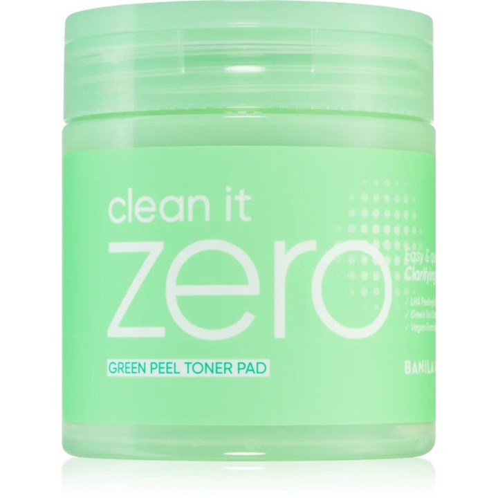 Toner de fata dischete, BANILA CO, Clean it Zero Green Peel Toner, 70 buc