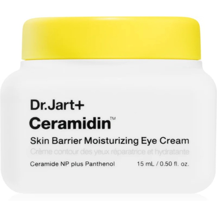 Dr. Jart+ Skin Barrier szemkörnyékápoló krém, 15 ml, ceramidokkal, csökkenti a sötét karikákat és a puffadtságot