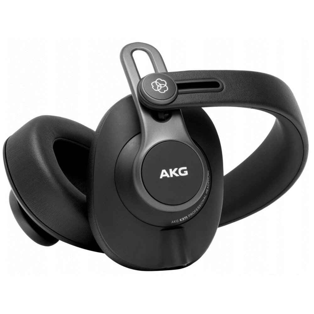 Casti cu fir AKG K371, negru, 50mm, 1.2m, pentru DJ-uri si studio