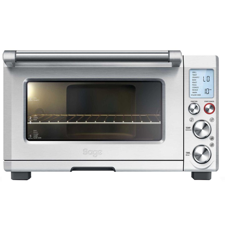 Електрическа фурна Sage Mini BOV820, 2400W, сребриста, 47x32x28см