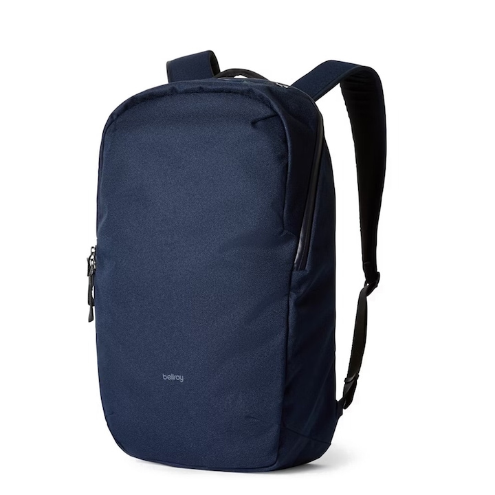 Rucsac urban Bellroy Via Backpack, 20L, pentru laptop 16", impermeabil, albastru