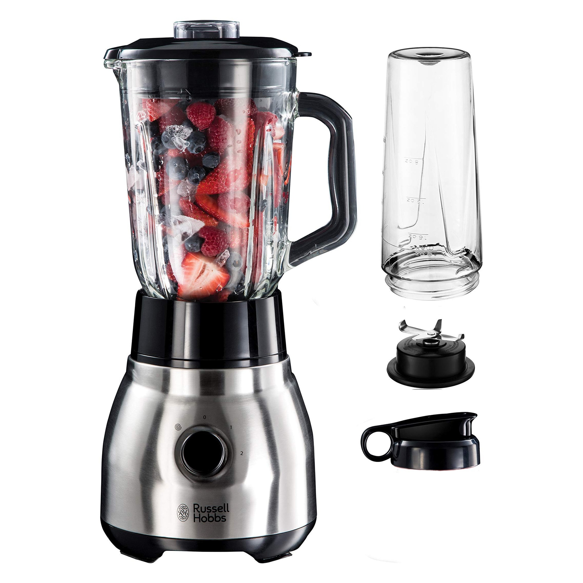 Blender Russell Hobbs 2 In 1 [Blender Din Sticla De 1,5 L Si Mini