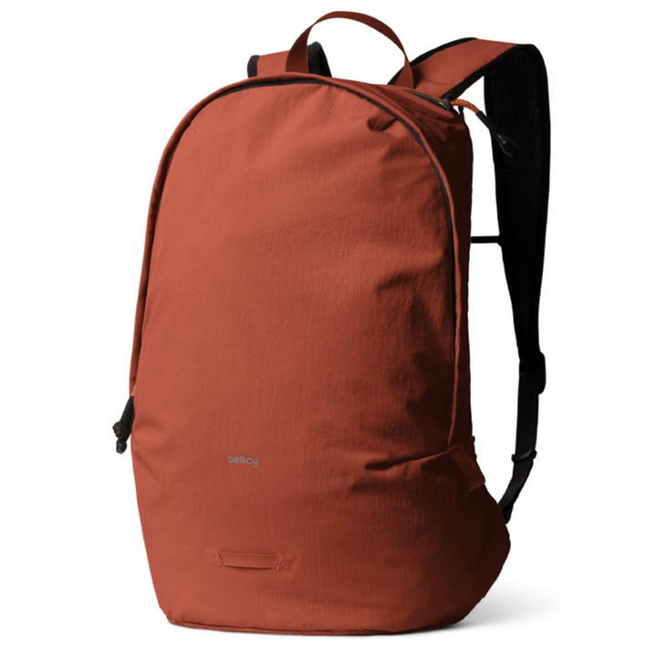 Градска раница Bellroy Lite Daypack, лека, техническа, цвят глина, компактни размери