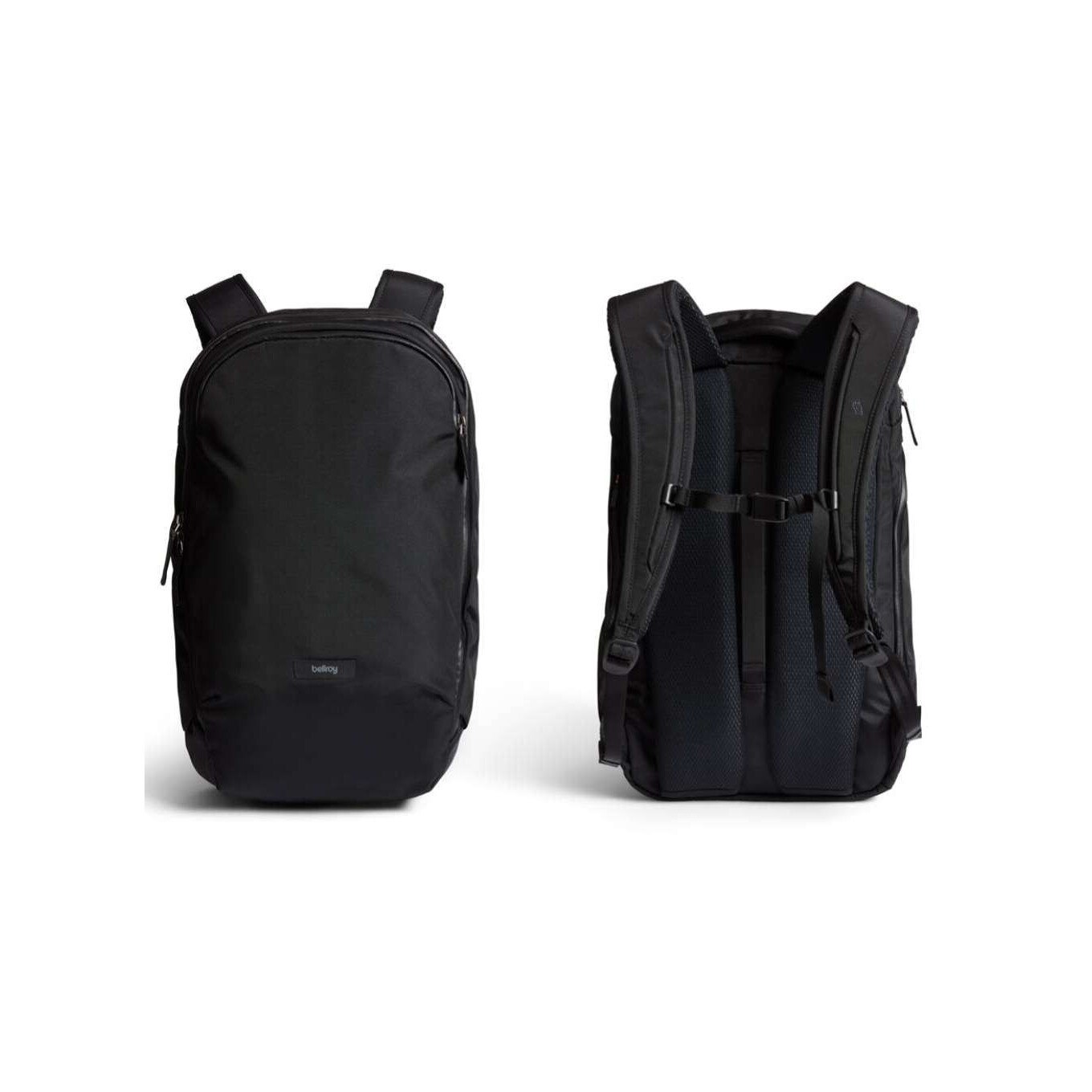 Rucsac urban Bellroy Transit Workpack Pro 22, pentru laptop 16", compact, negru