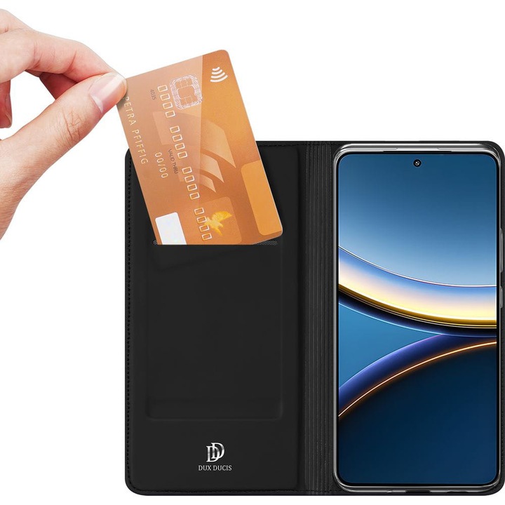 Husa Dux Ducis Skin Pro pentru Xiaomi POCO F7 Pro, negru
