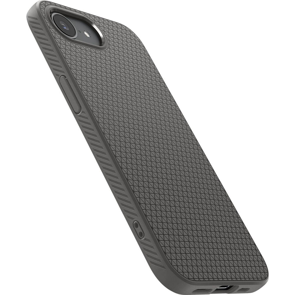 Husa Spigen Liquid Air pentru iPhone 16e, gri