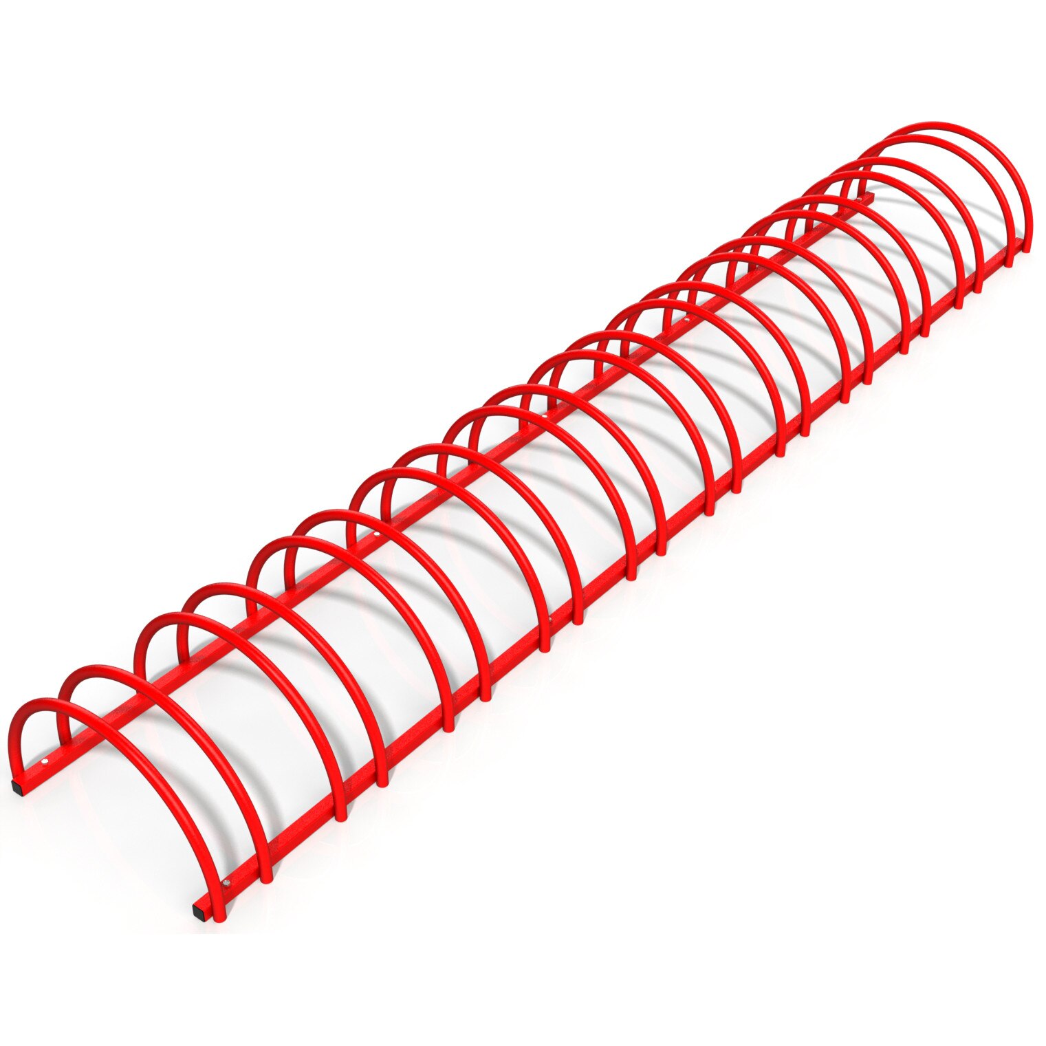 Suport stradal bicicleta cu 11 sloturi -model 0022-11 Rosu