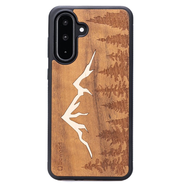 Husa Bewood pentru Samsung Galaxy A26 5G, muntii imbuia