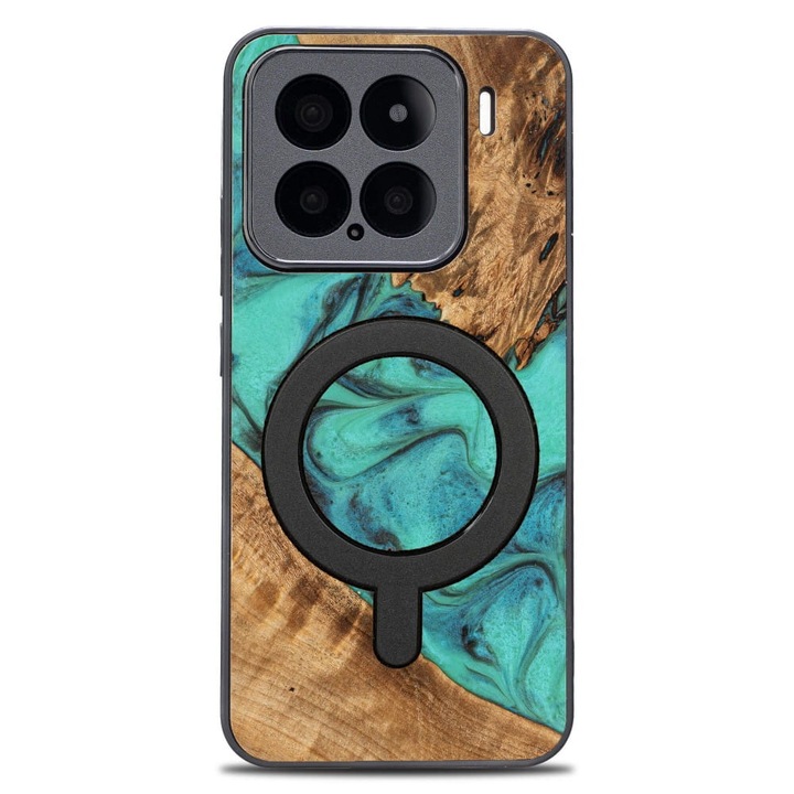 Калъф, Bewood Unique за Xiaomi 15, Тюркоазен Magnet