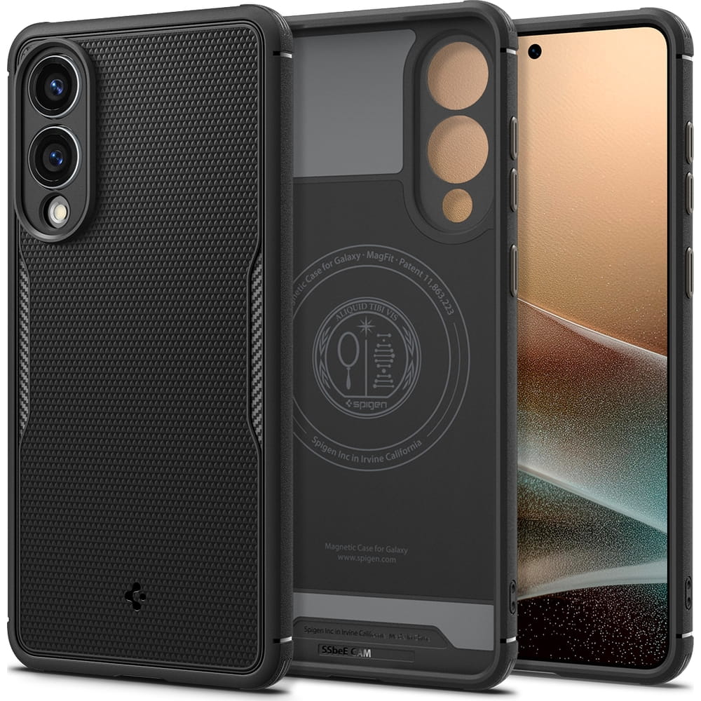 Husa Spigen Core Armor Mag pentru Samsung Galaxy S25 Edge, negru