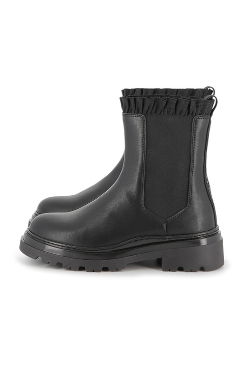 KARL LAGERFELD KIDS, Ghete Chelsea din piele, Negru
