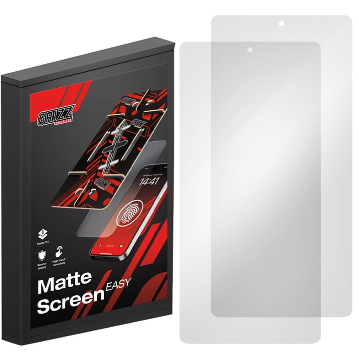 Készlet 2 üvegfólia, Grizz MatteScreen Easy 2-Pack kompatibilis Samsung Galaxy S25 Ultra, Átlátszó