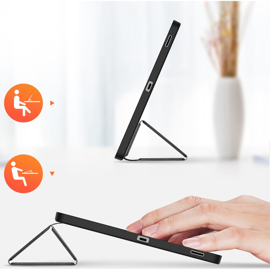 Husa tableta Dux Ducis Domo pentru Samsung Galaxy Tab S10 FE Plus, negru