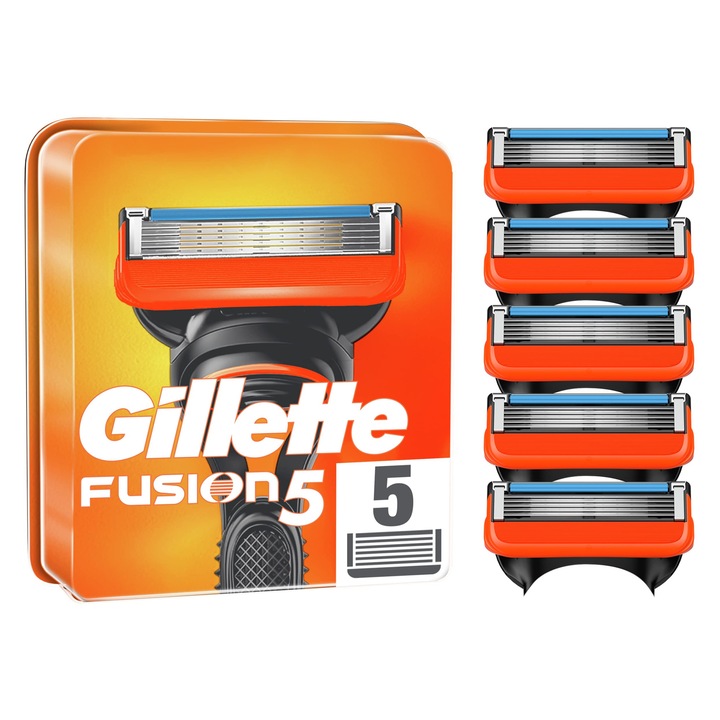 Gillette Fusion 5 borotvapenge készlet, 5 darabos, férfiaknak