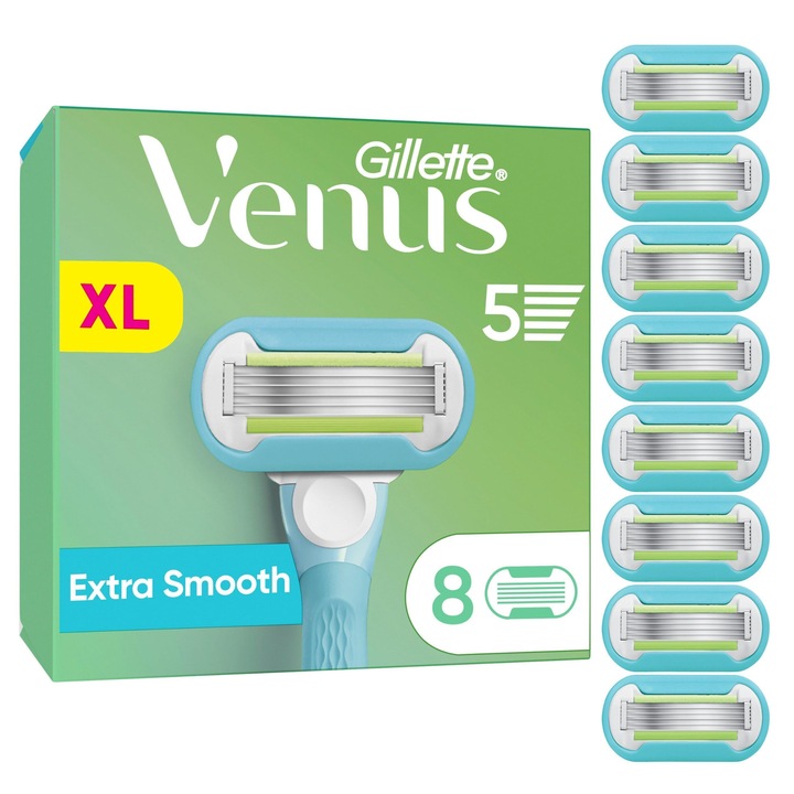 Gillette Venus borotvapenge, 8 pengés készlet, 3 pengés, nőknek