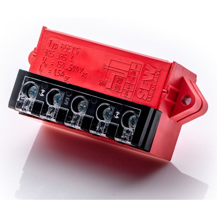 Regulator de tensiune POLBERIS, BGE 1.5 825 3854, 150-500 VAC, 1.5 ADC, rosu