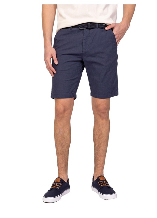 Pantaloni scurti barbati Heavy Tools WALKER, bumbac/elastan, bleumarin