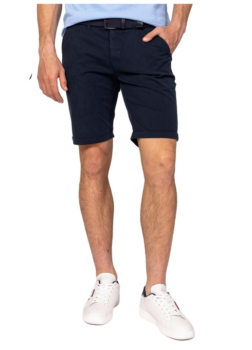 Pantaloni scurti barbati Heavy Tools WARMANS25, bumbac/elastan, bleumarin