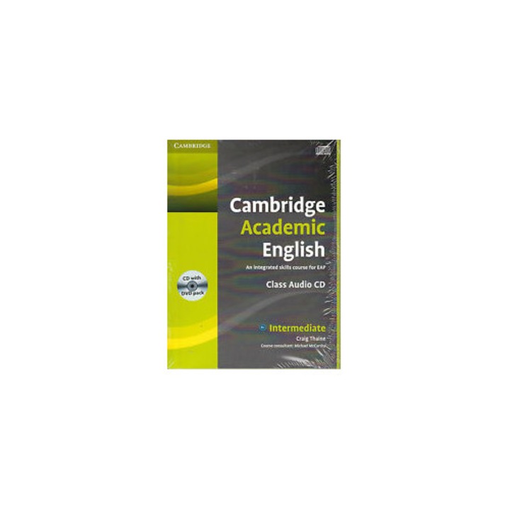 Manual Cambridge Academic English Intermediate, CAMBRIDGE UNIVERSITY PRESS, CD si DVD