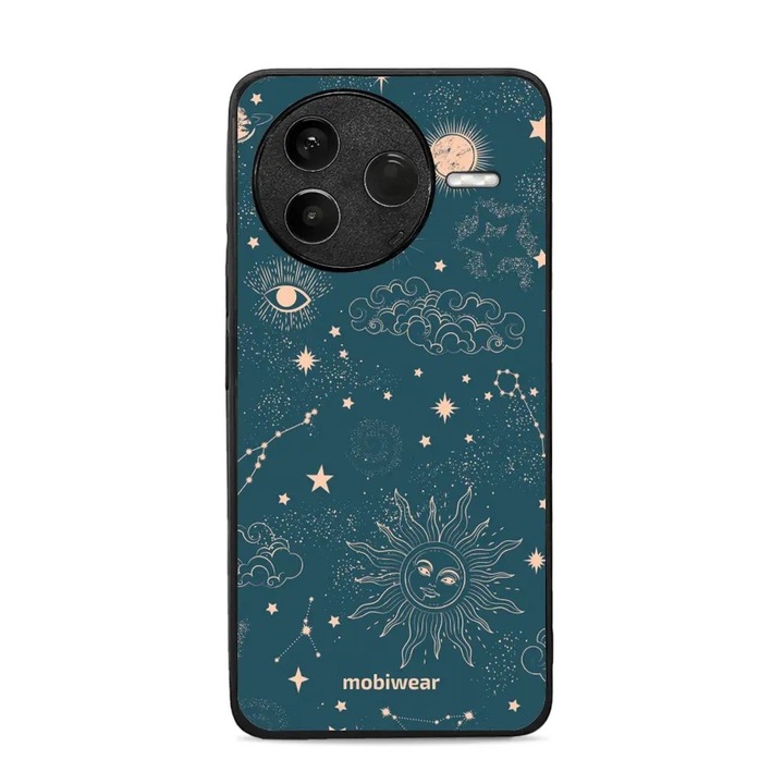 Husa telefon Mobiwear Glossy pentru Xiaomi POCO F7 Pro 5G, design multicolor, rezistent la socuri si zgarieturi
