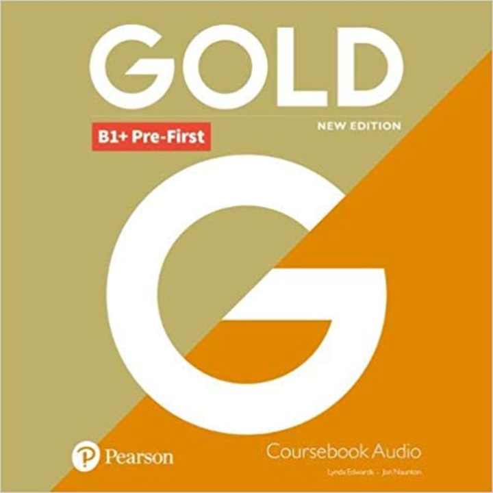 Ghid de pregatire, Pearson, Gold New Edition, B1+ Pre-First, set CD audio