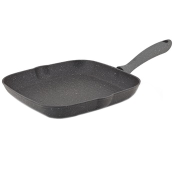 Tigaie gril Hascevher, germantium granit, 28 cm, inductie Tigaie gril Hascevher, germantium granit, 28 cm, inductie