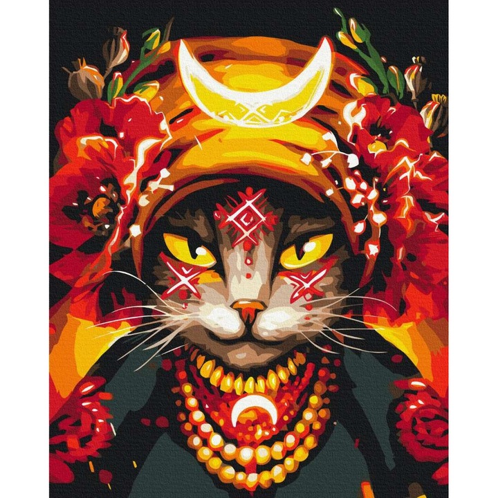 Set pictura pe numere, Twoje Hobby, Pisica Molfarka