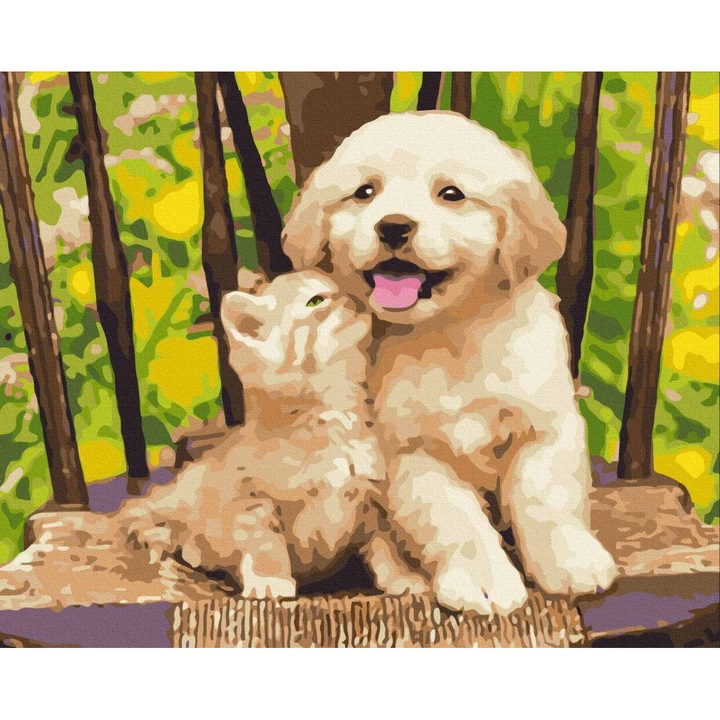 Set pictura pe numere, Twoje Hobby, Micii prieteni