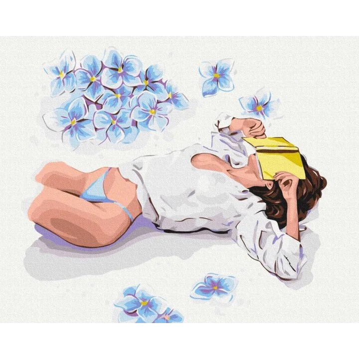 Pictura dupa numere. Pauza de lectura.