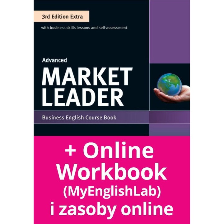 Curs de limba engleza pentru afaceri, PEARSON, Market Leader 3rd Edition, cu DVD-ROM si MyEnglishLab, 2021