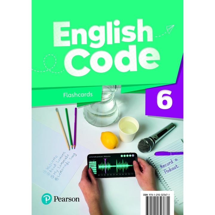 Curs de limba engleza, Pearson, English Code 6, 7 niveluri, British English, pentru copii 6-12 ani