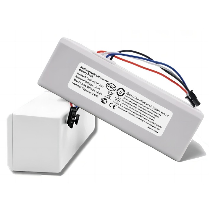 Батерия за прахосмукачка Tradebit, за Xiaomi Mi Robot Vacuum Mop 1C, 14.4V, 2600mAh