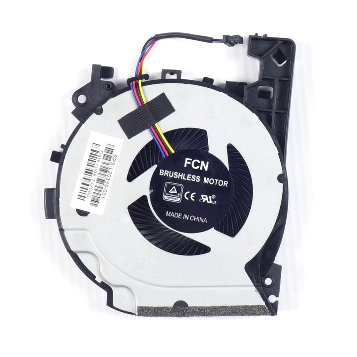 Tradebit ventilátor HP Pavilion 15-CX 15CX laptophoz, 4 tűs, 0.5A