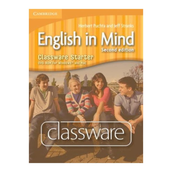 Curs de limba engleza, CAMBRIDGE UNIVERSITY PRESS, English in Mind Starter, 80-90 ore, interactiv