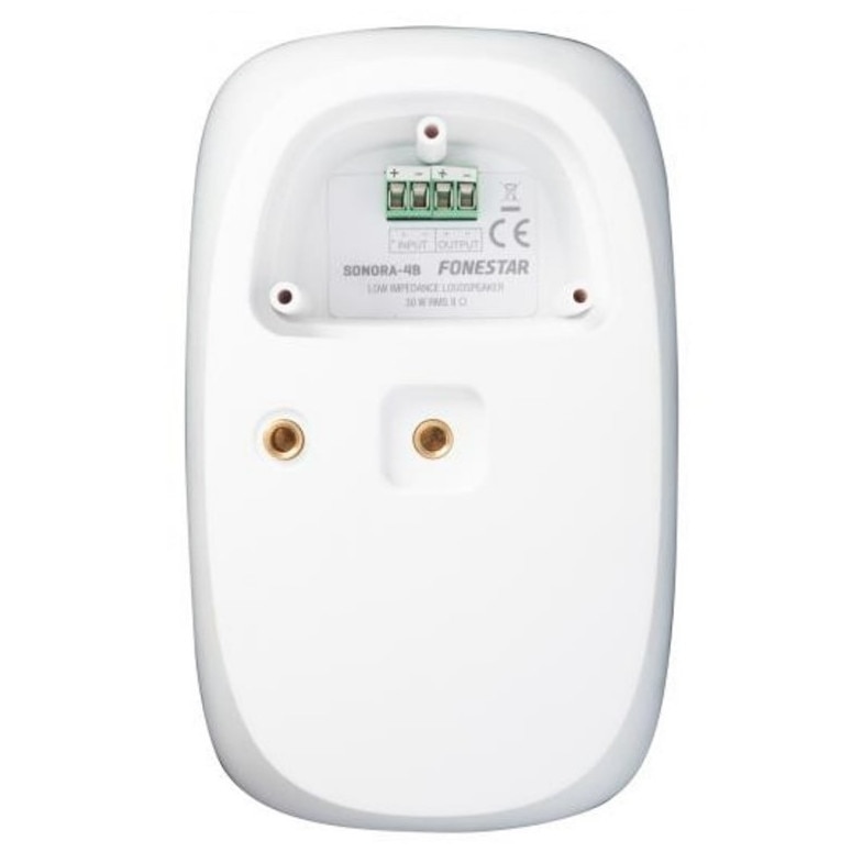 Boxa instalabila SONORA-4B, 30W RMS, alb, IP-66, dimensiuni 125x202x125mm, set complet de montaj