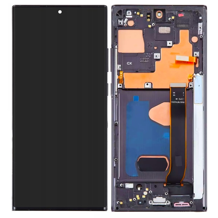 LCD дисплей с тъчскрийн за Samsung Galaxy Note 20 Ultra 5G, черен, 6.67"