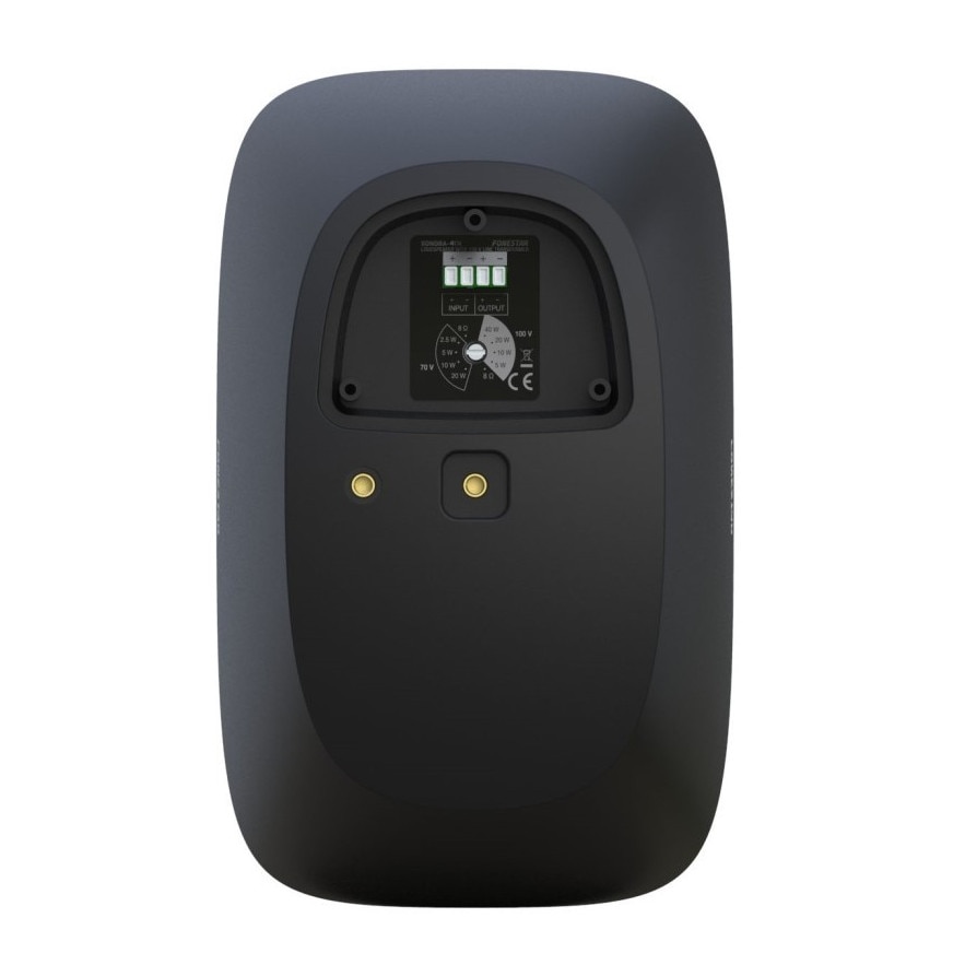 Boxa Sonora-4TN - 2-drepturi, 30 W, IP66, neagra, 125x202x125mm, set montaj inclus