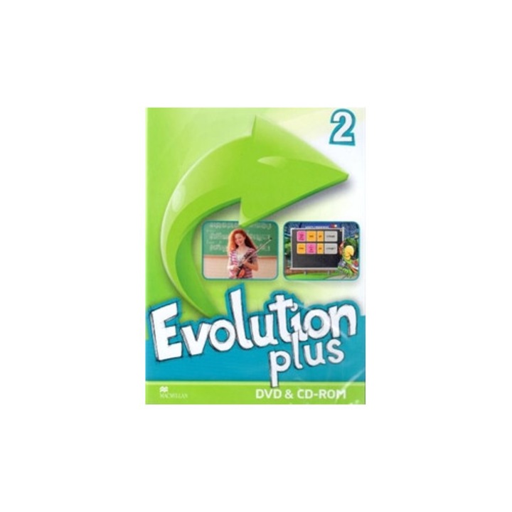 Evolution Plus 2, MACMILLAN, DVD, pentru clasele 4-6, materiale culturale, 24 de animatii